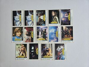 1978 Topps Battlestar Galactica Trading Cards Lot Of 14